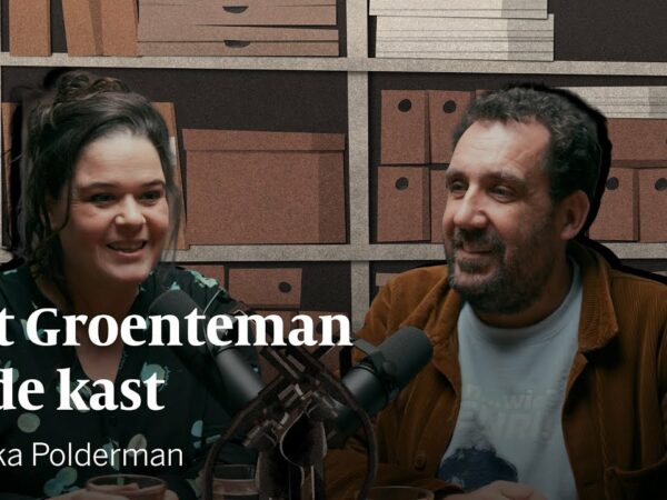 Polderman bij Groenteman in de kast